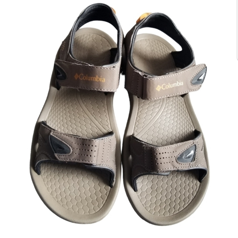 Mens Columbia Sandal Techsun Brown Size 7 Excellent Used Condition